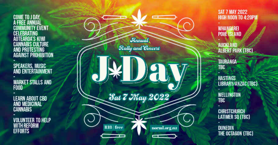 New Zealand’s national cannabis day of action confirmed for May 7