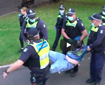 Heavy-handed policing mars 4/20 in Melbourne