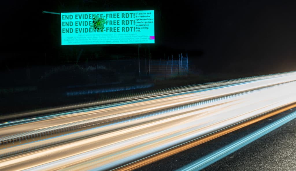 Pro-Cannabis Activists Behind Opera House Stunt Target NSW Drug-Driving Laws with Billboard Campaign