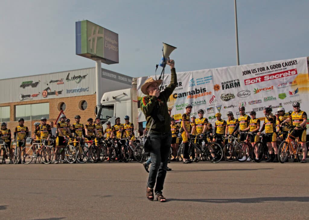 Cycling Charity's Decade of Fundraising Kicks Off Cannabinoid Brain Cancer Trial in Spain