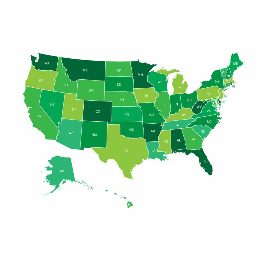 Alabama and Mississippi lead the nation in CBD curiosity, Google search data reveals