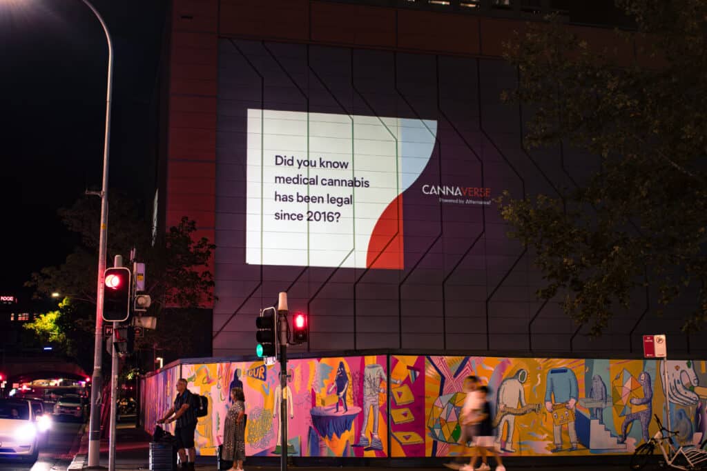 Alternaleaf Lights Up Pitt Street to Mark Medicinal Cannabis Awareness Week