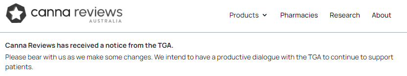 Canna Reviews founder defends TGA and confirms site will be back online in the new year