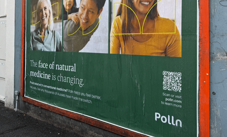 Polln Takes Medicinal Cannabis Brand to Melbourne Streets With Poster Push